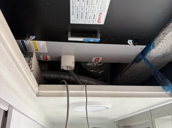스파이럴덕트 이상증상 관련 시공 사진